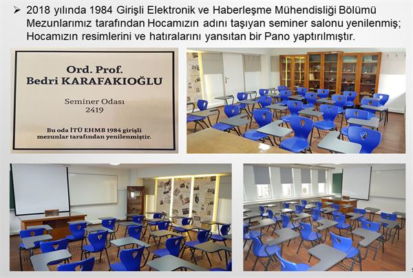 Ord. Prof. Bedri Karafakıoğlu Seminer Odası Ord. Prof. Bedri Karafakıoğlu Seminer Odası